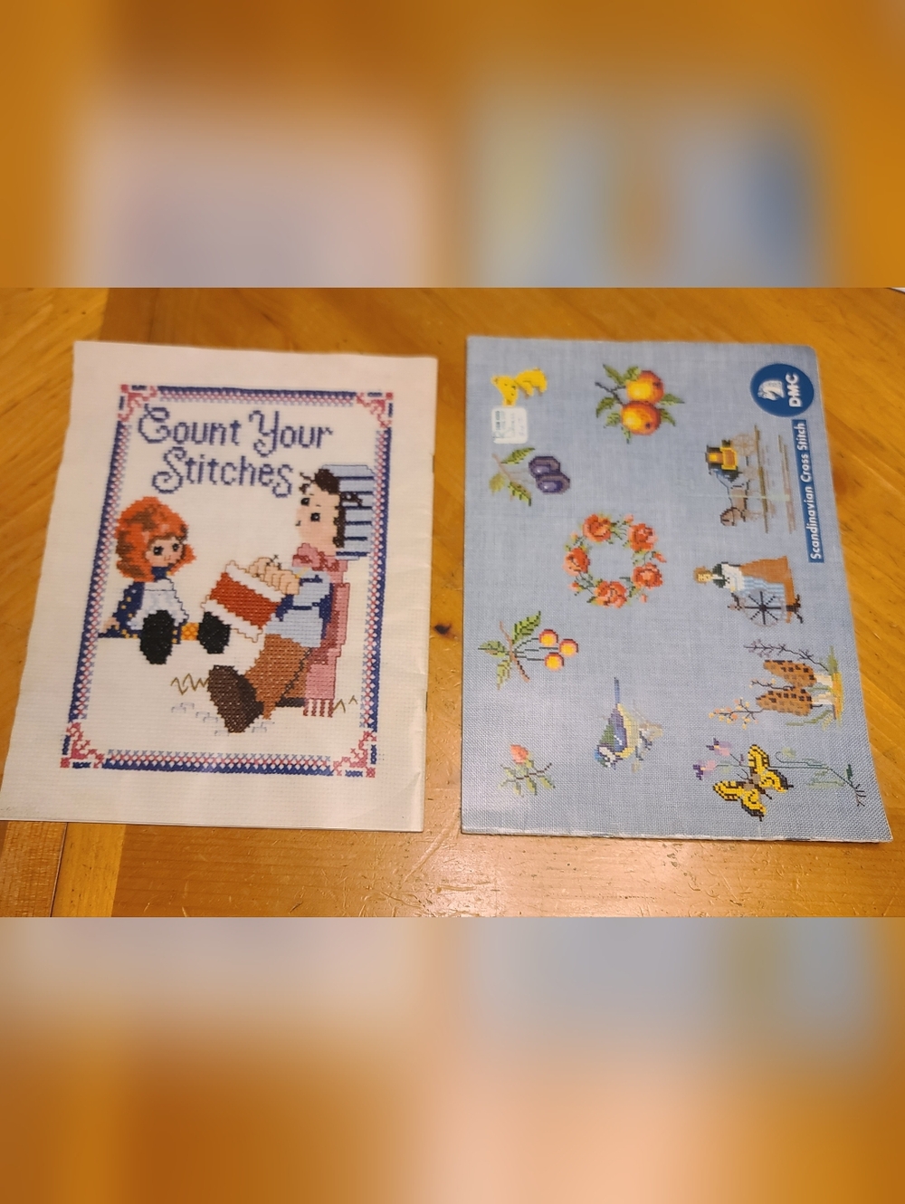 Set Of 2 Vintage Cross Stitch Booklets
